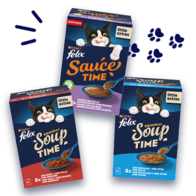 Prueba gratis Felix Soups para tu gato · Sorteo de FOOD-BOX food-box PROMO-PACK promo-pack · España es