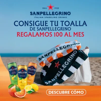 Gana 1 de 100 toallas de Sanpellegrino cada mes · España es