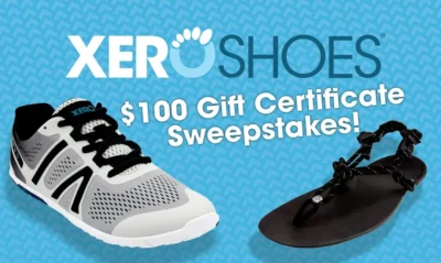 Win a $100 Xero Shoes Gift Certificate · Giveaway for GIFT-CARD gift-card SHOES shoes · Estados Unidos us